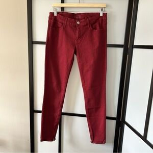 [32] KORAL Deep Cherry Red Hybrid Style Slim Soft Skinny Jeans Men’s